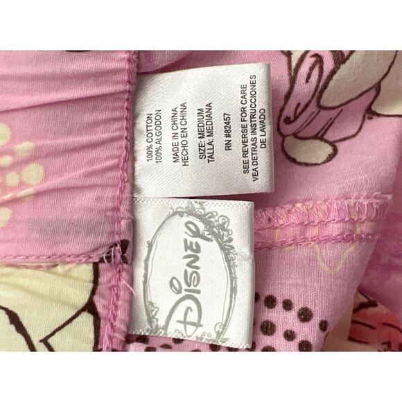 Disney Winnie The Pooh Women's Pink Lounge/ Pajama Pant Size M - Picture 6 of 7
